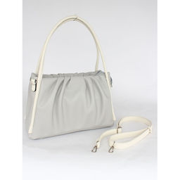 Сумка женская искусственная кожа ADEL-309, 1 отд/плеч рем, серый/беж св флотер 259820