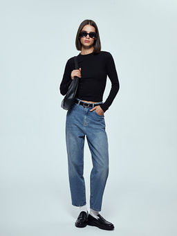 Balloon Fit Kad?n Jean Pantolon