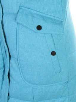 350 LT. BLUE Пальто женское зимнее (200 гр. холлофайбера) - Fashion фото 10