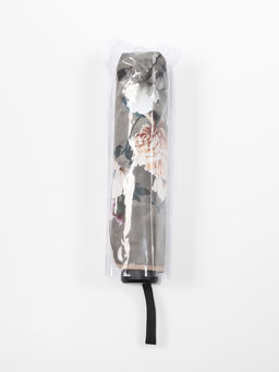 Зонт механический Флора, эпонж, 4 сложения, 8 спиц, R=48/55 см, d=96 см, МИКС