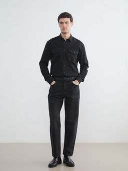 Regular Fit Erkek Jean G?mlek