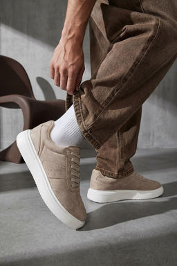 Vizon Suet Erkek Sneaker TAKSS26SN00008