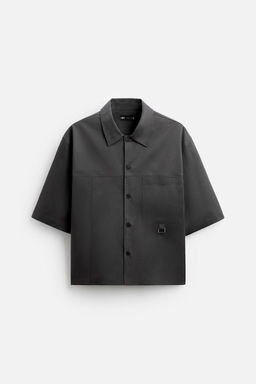 BOXY FIT OVERSHIRT WITH POCKET - Zara фото 14