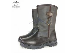 Сапоги мужские Сибирь, коричневые, литая подошва