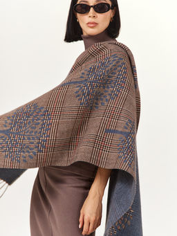 в составе ШЕРСТЬ и КАШЕМИР Большой, мягкий, теплый двусторонний палантин - Tantino фото 18