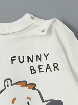 Bisiklet Yaka Erkek Bebek Ti??rt ve Pantolon 2li