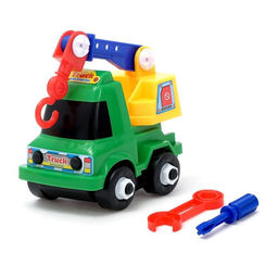 Пластмассовый конструктор Стройтехника, 20 деталь, МИКС - Simaland фото 12