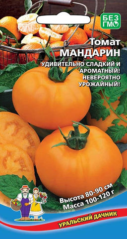 Томат МАНДАРИН Удивительно сладкий и ароматный! Невероятная урожайность! Высокое содержание каротина!