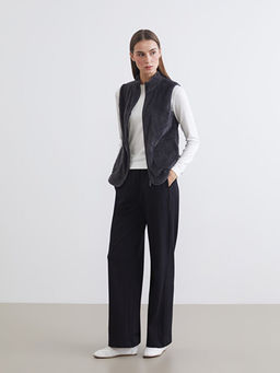 Dik Yaka Kad?n Polar Yelek