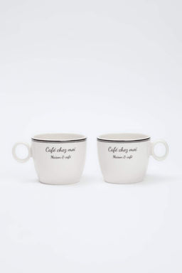 2li Minimal Desenli Porselen Kupa 220ml TPHAW26UP00002 - Trendyolmilla фото 2