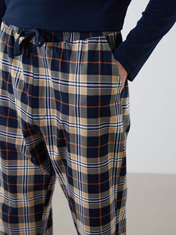 Standart Kal?p Ekose Erkek Pijama Alt