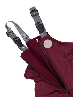 Полукомбинезон детский бордовый