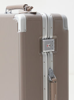 Чемодан MAISON DAVID Артикул 4212942, коричнево-серый фото 4