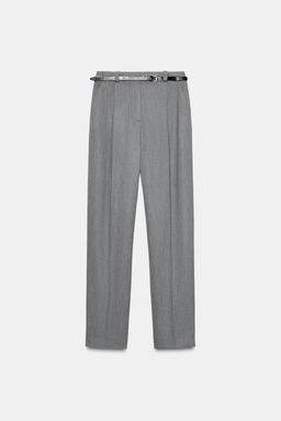 TROUSERS WITH BELT - Zara фото 9