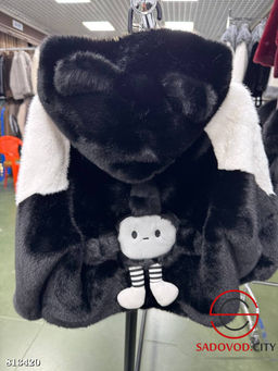 Детская шубка под норку из эко меха