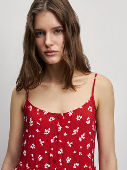 Сарафан мини с цветочным принтом / Zarina  фото 6