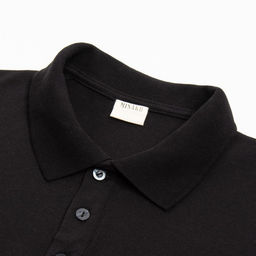 Футболка поло мужская MINAKU REGULAR FIT: чёрная, р-р 50