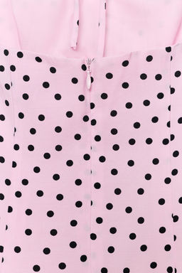 VESTIDO MIDI LUNARES / Rosa - Zara фото 4