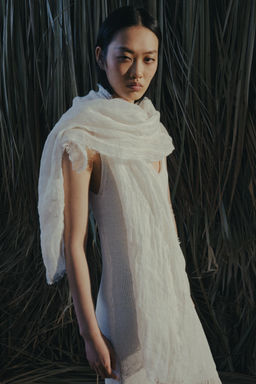 VESTIDO PUNTO FLECOS / Crudo - Zara фото 7