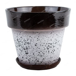 Горшок Капли черный 3,2л - Ортон фото 2