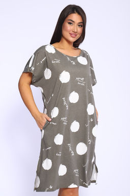 Платье с рисунком горох Арт. 1057