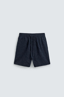 BERMUDA JACQUARD TEXTURA / Marino