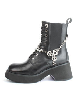 01-GZ6190-L61 BLACK Ботинки демисезонные женские (натуральная кожа) - Фабричный китай фото 4