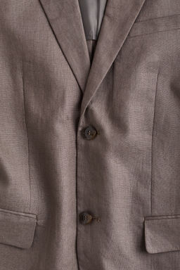 Americana de lino Slim Fit - H&m фото 4