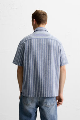 STRIPED JACQUARD SHIRT - Zara фото 3