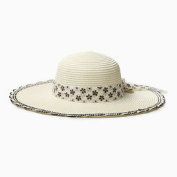 Шляпа женская MINAKU, цв. молочный, р-р 58  фото 4