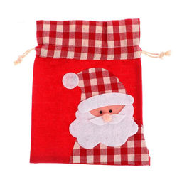 Мешок новогодний для подарков «Дед Мороз», 13 х 19 см