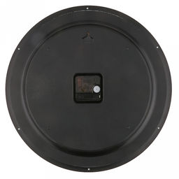 Часы настенные Пава д37,5см, h5,5см, мягкий ход, циферблат Перо белый/перламутровый; цифры арабские, черный с обводкой золотого цвета; корпус пластик, бежевый под дерево; в коробке (Китай) - Домашняя мода фото 4