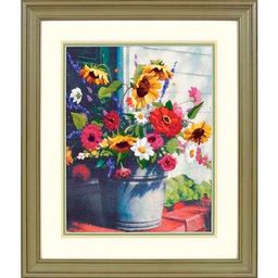 Набор для вышивания DIMENSIONS 01534 Корзина цветов 36 x 28 см