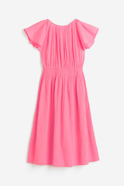 Vestido arrugado de algod?n