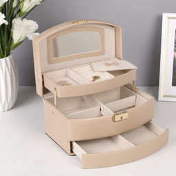 Шкатулка для украшений 22х15х13 см / JH016 /уп 24/ - Галеонтрейд фото 2