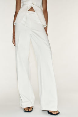 JEANS Z1975 STRAIGHT RAYA PLANCHADA / Blanco - Zara фото 2