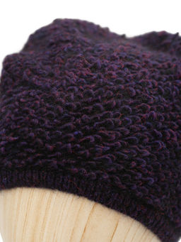 Шапка жен. шерсть+альп LB-BR55005 d.violet - Labbra фото 3