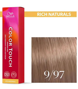 Краска Color Touch 9/97 Rich Naturals Очень светлый блонд Сандрэ коричневый, 60 мл Wella Profe