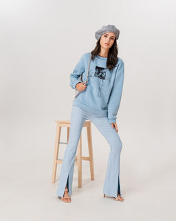 Свитшот с начёсом и шёлкографией SDP003 - Sahar art lab фото 7