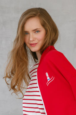 Бомбер женский Lighthouse Red - Captain's mate фото 3