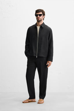 100% LINEN OVERSHIRT - Zara фото 2