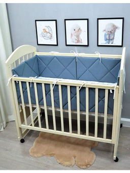 Бортики в кроватку для новорожденных стеганые