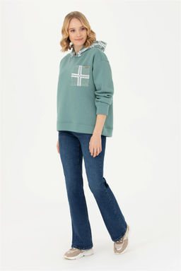 Женский мятный свитшот - U.s. polo assn фото 4