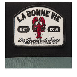Бейсболка DJINNS арт. HFT La Bonne Vie (черный / серый)