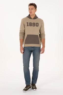 Erkek A__k Haki Sweatshirt