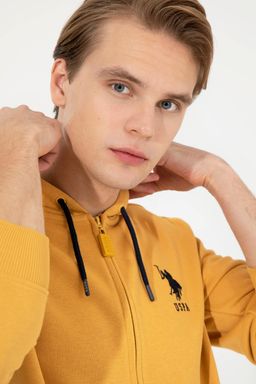 U. S. Polo Assn / Мужской шафрановый свитшот
