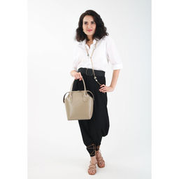 Сумка женская на молнии, с косметичкой, цвет бежевый - Simaland фото 4