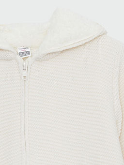 Kap??onlu Uzun Kollu Basic K?z Bebek Triko H?rka - Waikiki фото 3