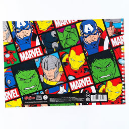 Альбом для рисования А4, 40 листов 100 г/м, на гребне, Мстители - Marvel фото 3