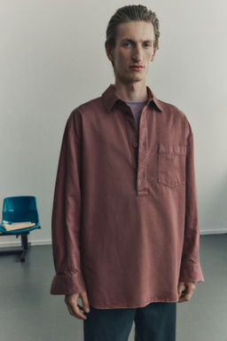 Camisa popover Loose Fit - H&m фото 6